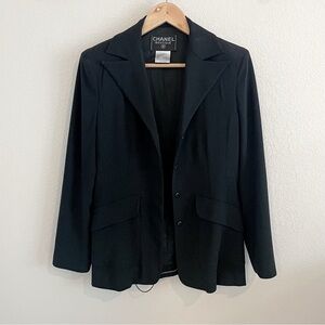 Authentic Chanel Vintage Black Blazer